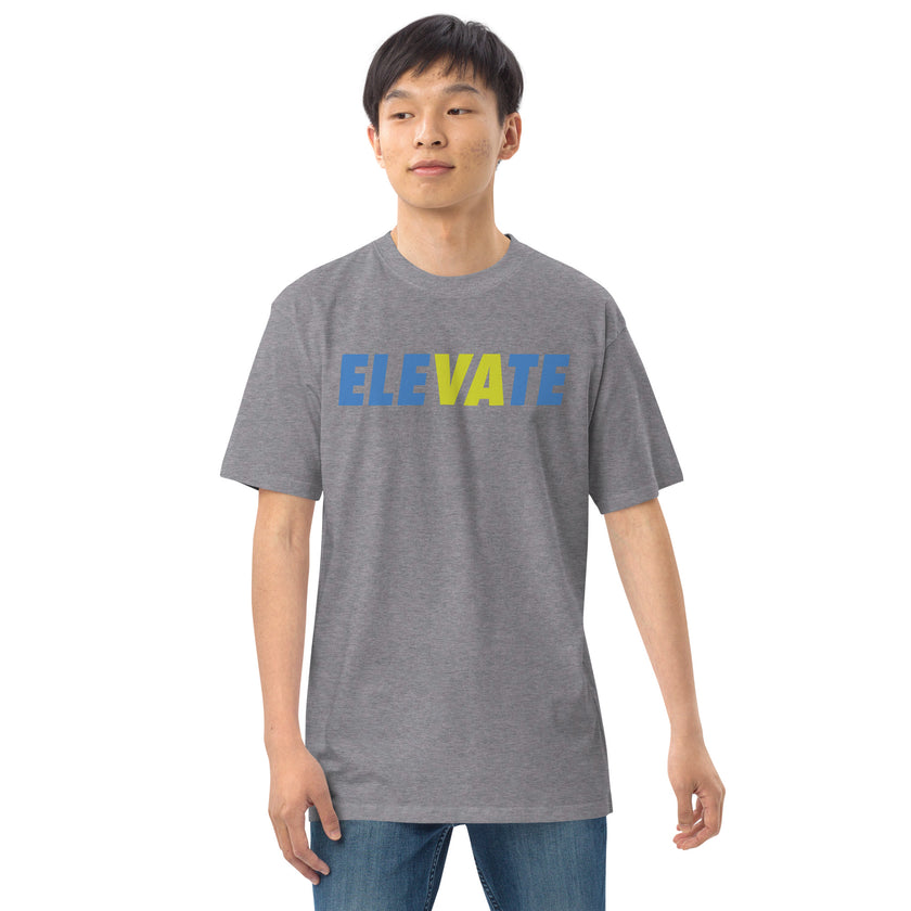 ELEVATE by CoVA Tennis Men’s premium heavyweight tee