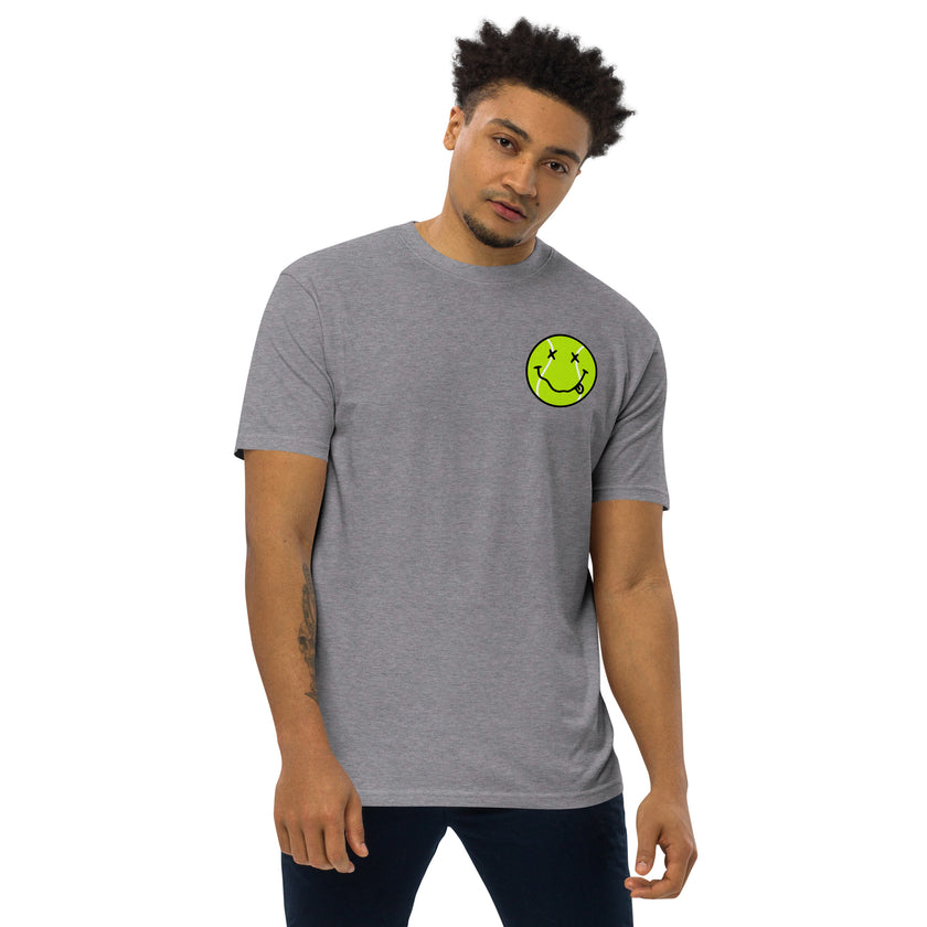 Smiling Tennis Ball by CoVA Tennis Men’s premium heavyweight tee