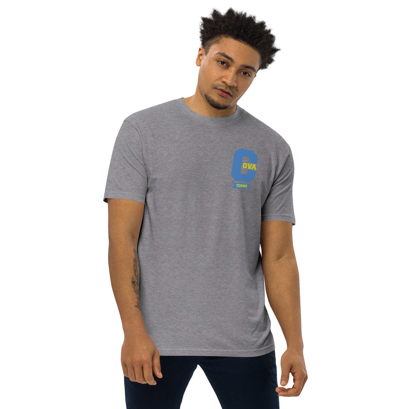 Varsity C CoVA Tennis premium heavyweight tee