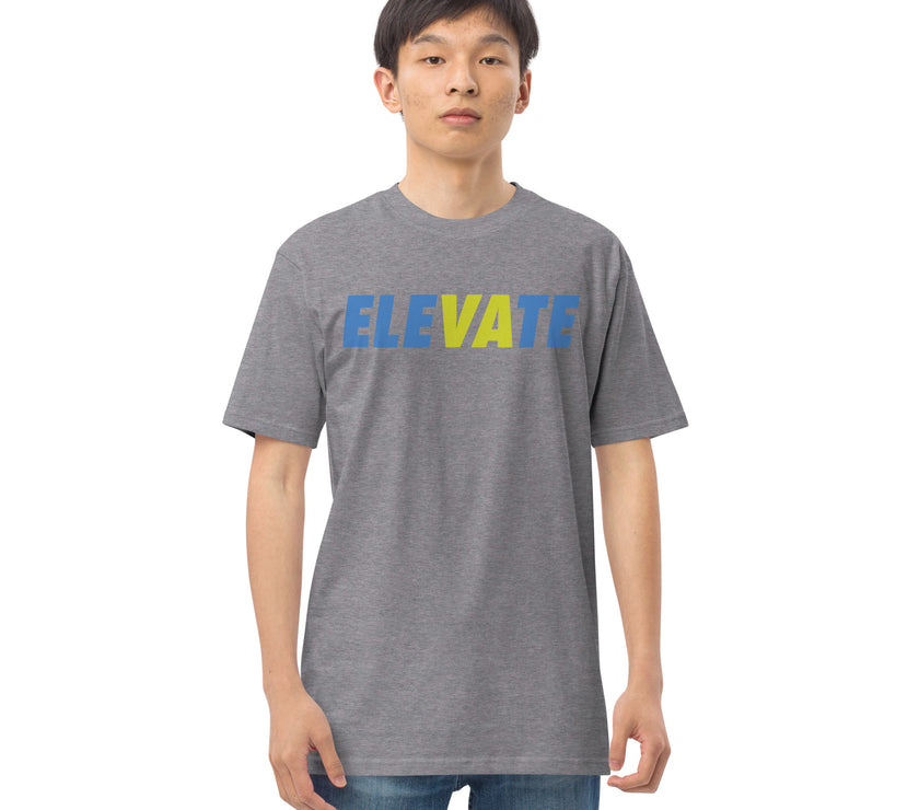 ELEVATE by CoVA Tennis Men’s premium heavyweight tee