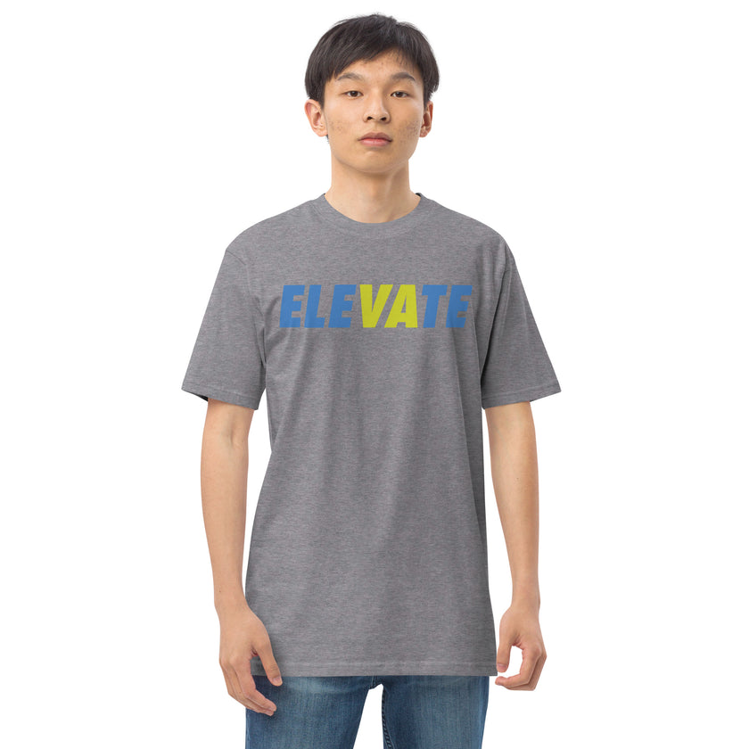 ELEVATE by CoVA Tennis Men’s premium heavyweight tee