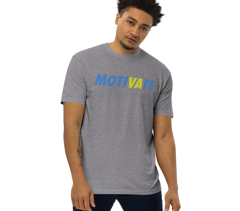 MOTIVATE by CoVA Tennis Men’s premium heavyweight tee