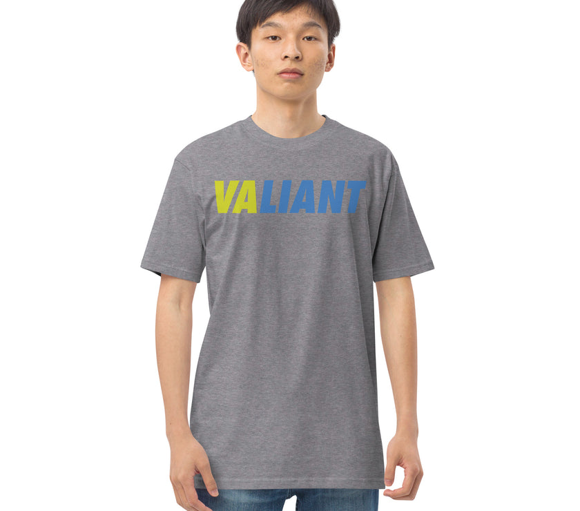 VALIANT by CoVA Tennis Men’s premium heavyweight tee