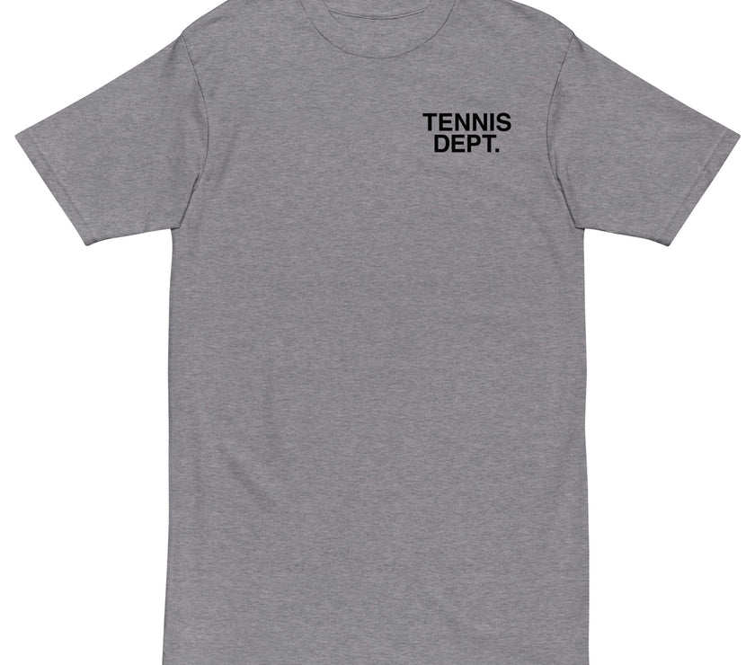 Tennis Dept Men’s premium heavyweight tee