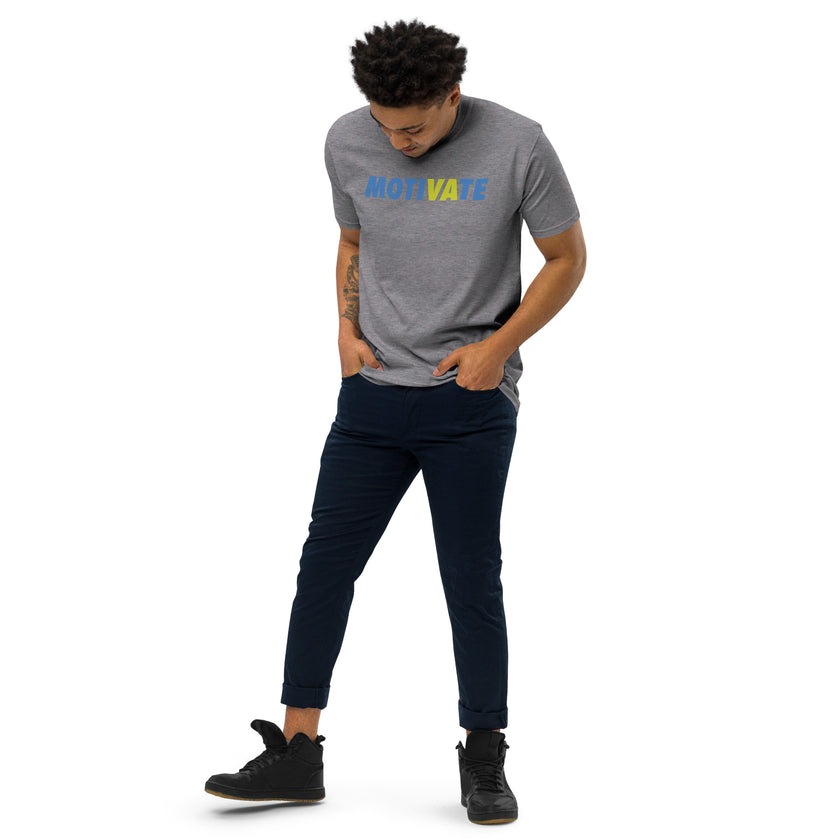 MOTIVATE by CoVA Tennis Men’s premium heavyweight tee