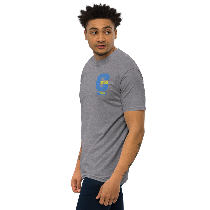 Varsity C CoVA Tennis premium heavyweight tee