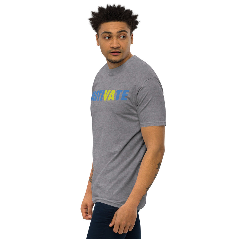 MOTIVATE by CoVA Tennis Men’s premium heavyweight tee