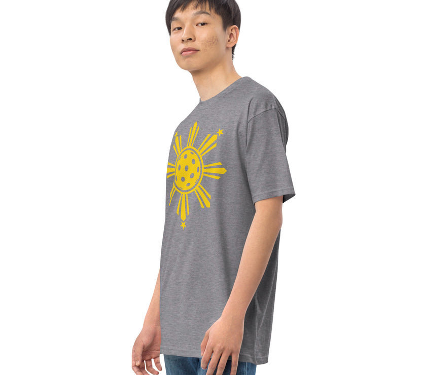 CoVA Pickleball Sun & Stars Men’s premium heavyweight tee