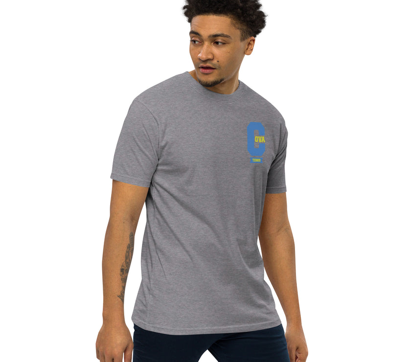 Varsity C CoVA Tennis premium heavyweight tee