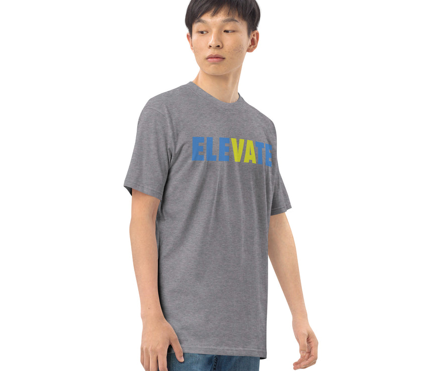 ELEVATE by CoVA Tennis Men’s premium heavyweight tee