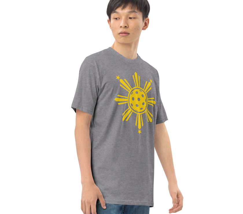 CoVA Pickleball Sun & Stars Men’s premium heavyweight tee