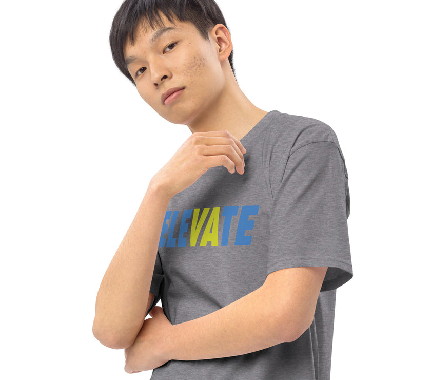 ELEVATE by CoVA Tennis Men’s premium heavyweight tee