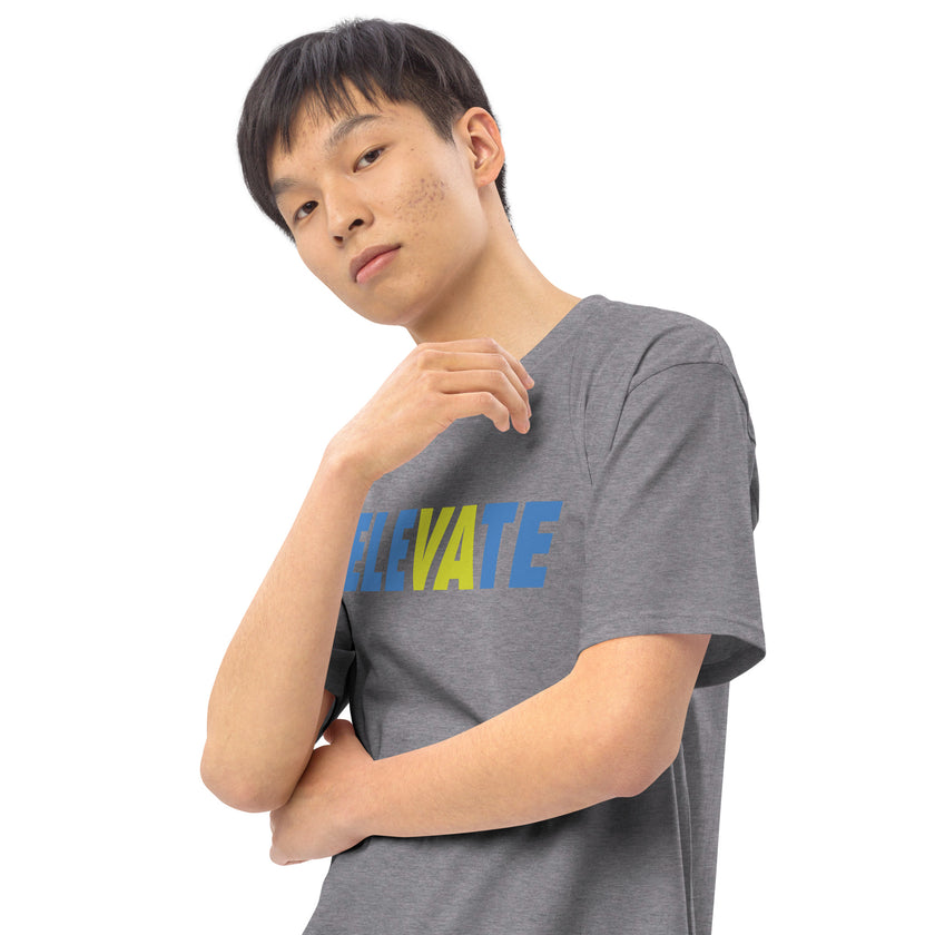 ELEVATE by CoVA Tennis Men’s premium heavyweight tee