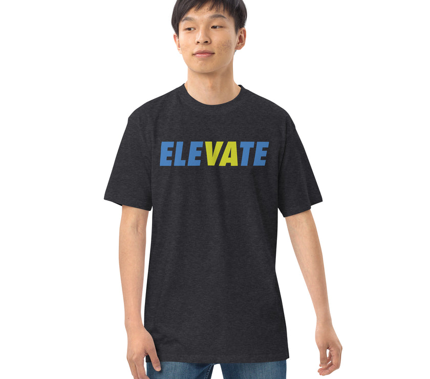 ELEVATE by CoVA Tennis Men’s premium heavyweight tee