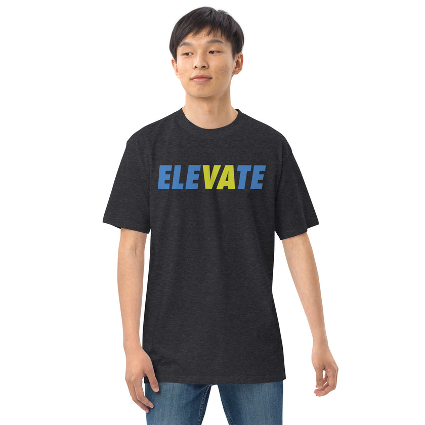 ELEVATE by CoVA Tennis Men’s premium heavyweight tee