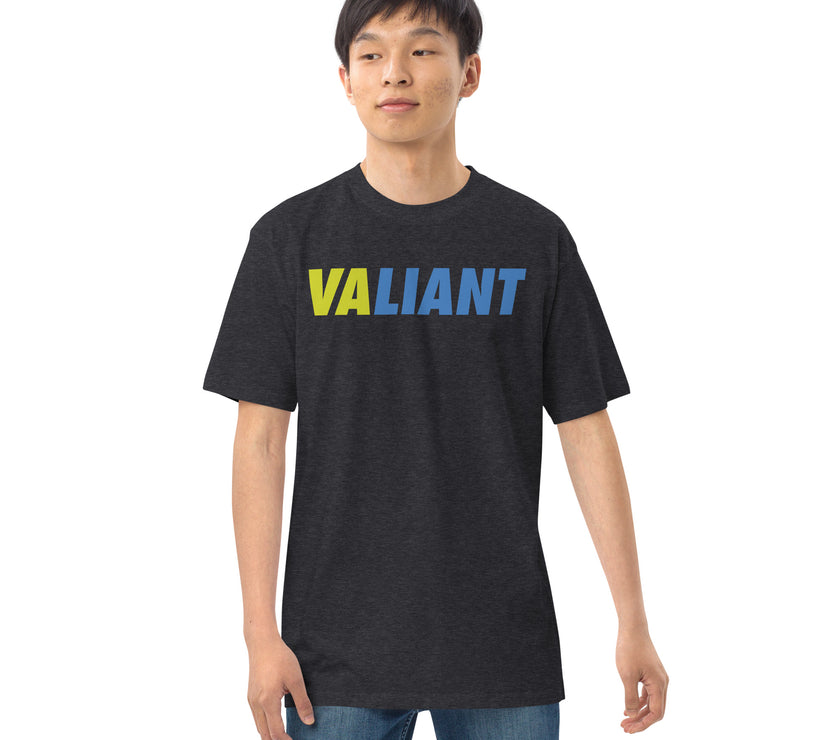 VALIANT by CoVA Tennis Men’s premium heavyweight tee