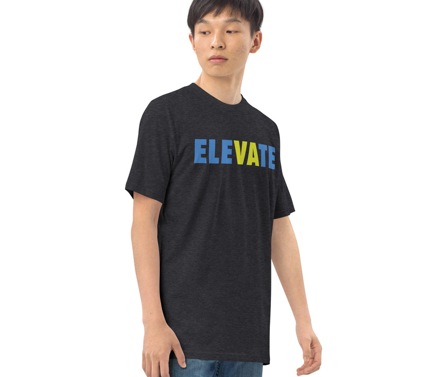 ELEVATE by CoVA Tennis Men’s premium heavyweight tee