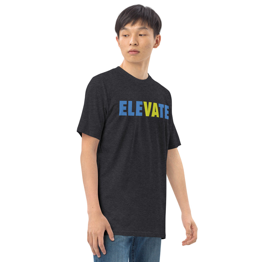 ELEVATE by CoVA Tennis Men’s premium heavyweight tee