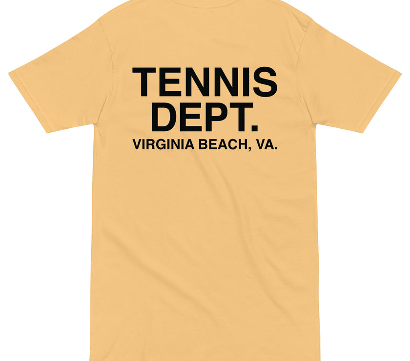 Tennis Dept Men’s premium heavyweight tee