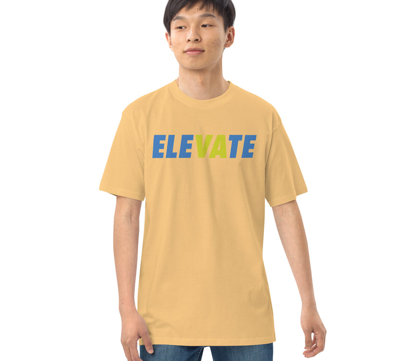 ELEVATE by CoVA Tennis Men’s premium heavyweight tee