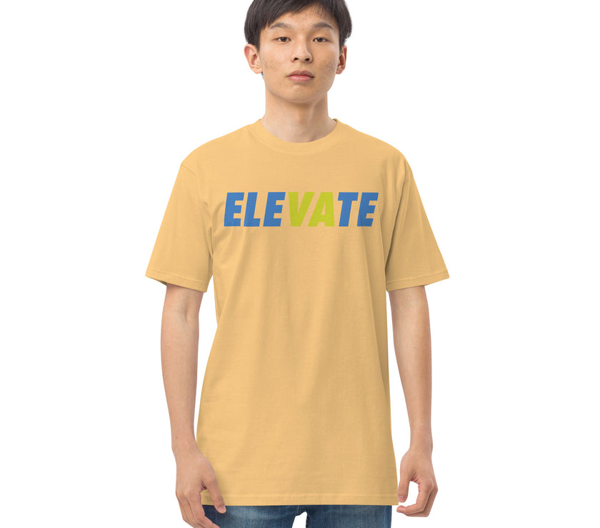 ELEVATE by CoVA Tennis Men’s premium heavyweight tee