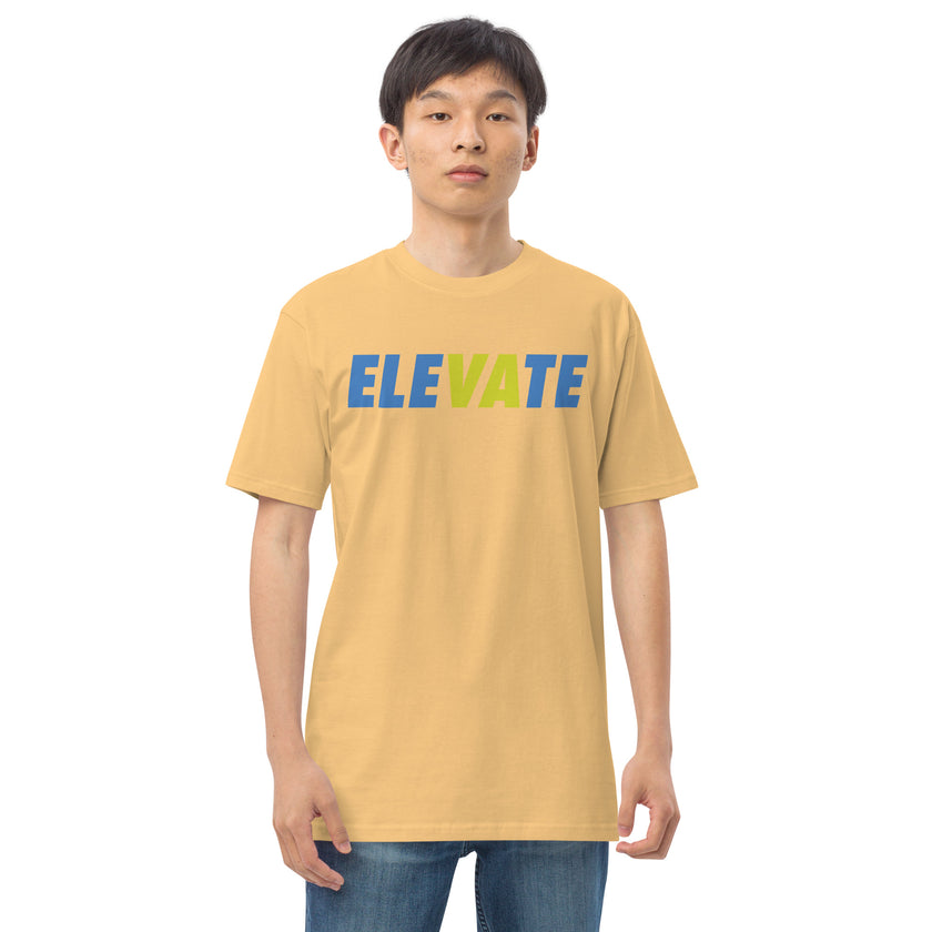 ELEVATE by CoVA Tennis Men’s premium heavyweight tee