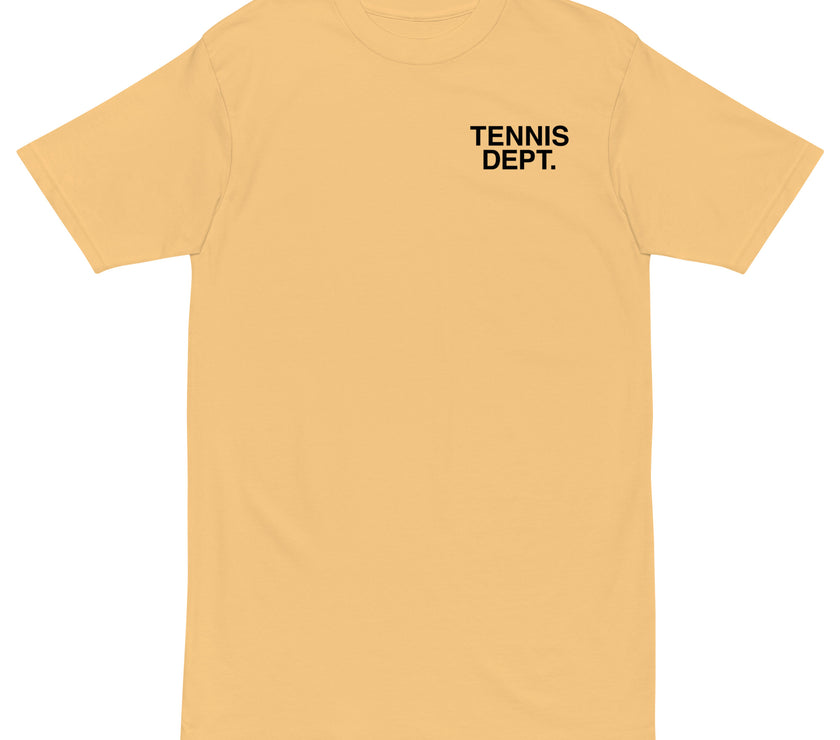 Tennis Dept Men’s premium heavyweight tee