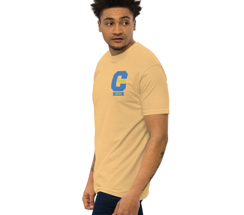 Varsity C CoVA Tennis premium heavyweight tee