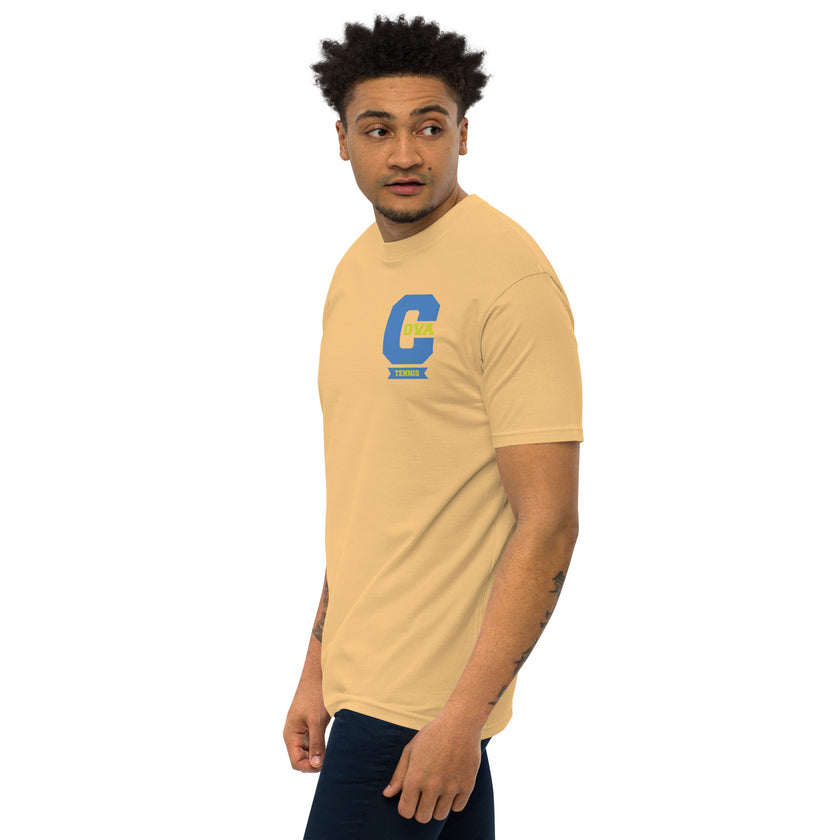 Varsity C CoVA Tennis premium heavyweight tee