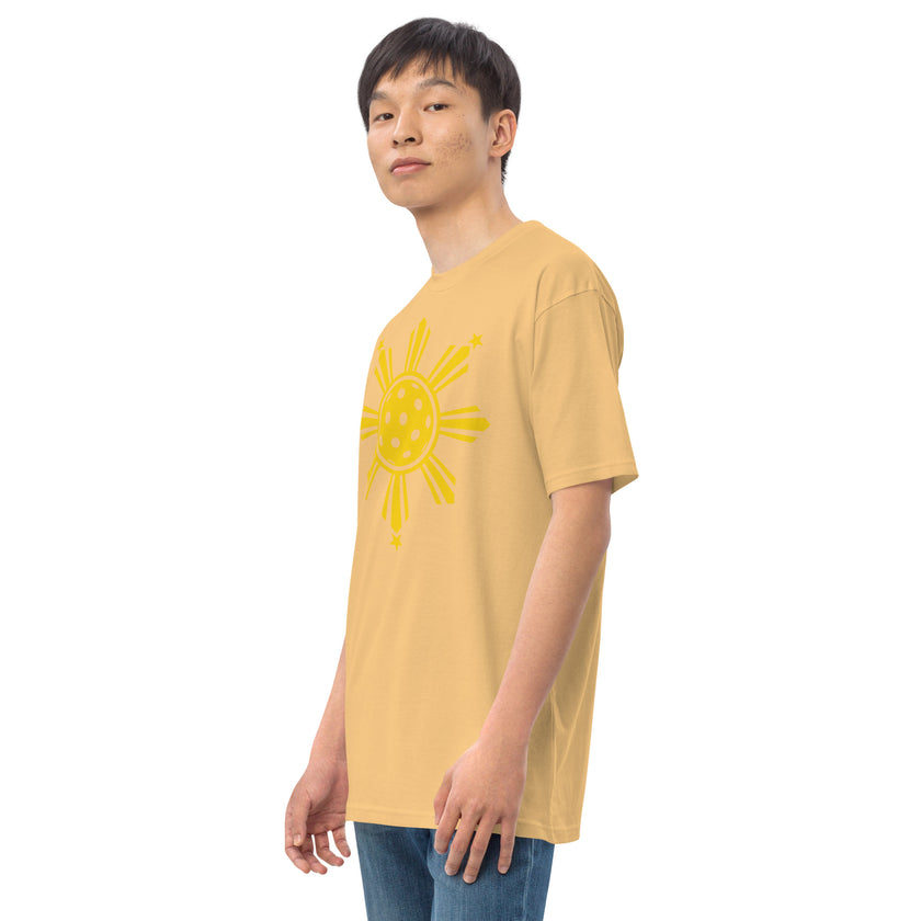 CoVA Pickleball Sun & Stars Men’s premium heavyweight tee