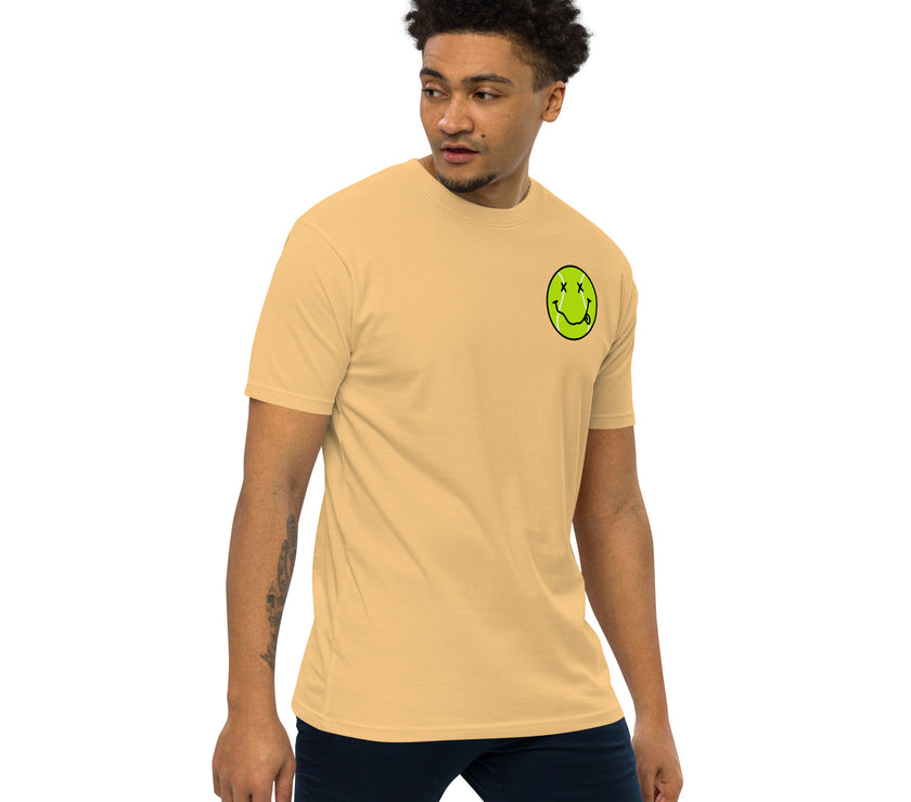 Smiling Tennis Ball by CoVA Tennis Men’s premium heavyweight tee