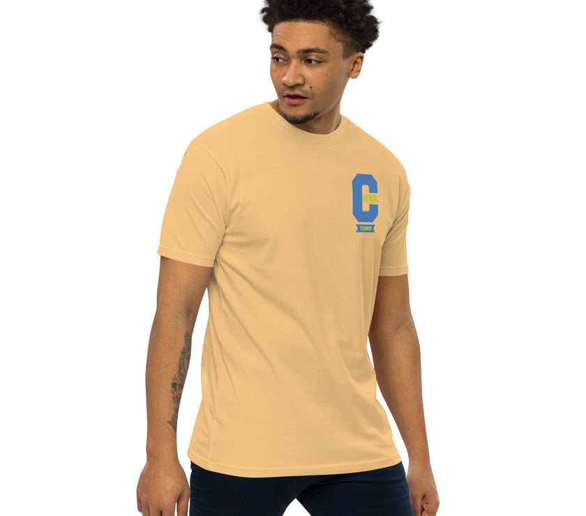 Varsity C CoVA Tennis premium heavyweight tee