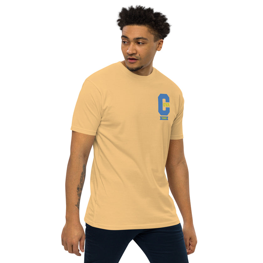 Varsity C CoVA Tennis premium heavyweight tee