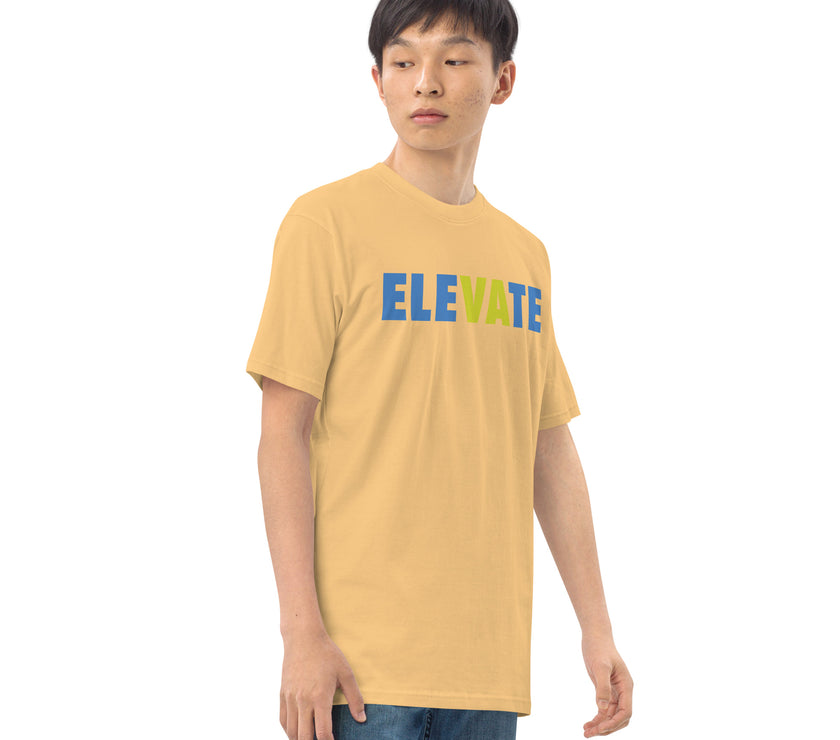 ELEVATE by CoVA Tennis Men’s premium heavyweight tee