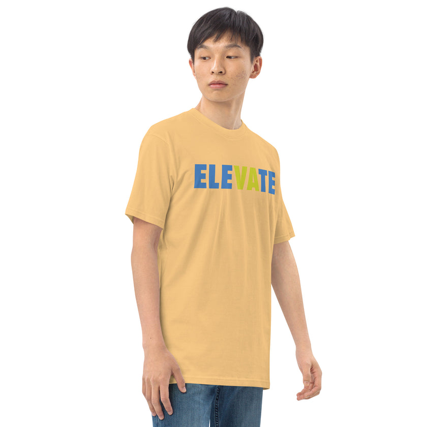 ELEVATE by CoVA Tennis Men’s premium heavyweight tee