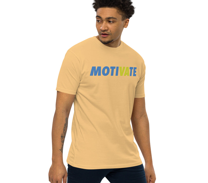 MOTIVATE by CoVA Tennis Men’s premium heavyweight tee