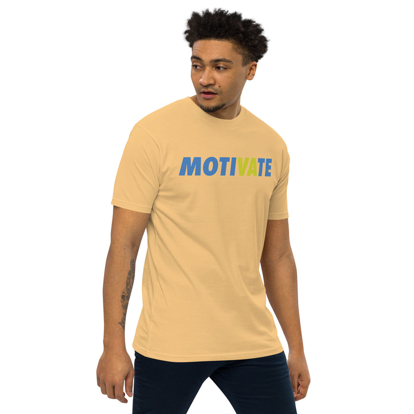 MOTIVATE by CoVA Tennis Men’s premium heavyweight tee