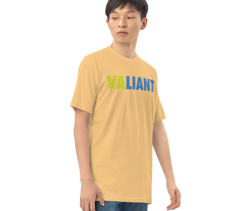 VALIANT by CoVA Tennis Men’s premium heavyweight tee