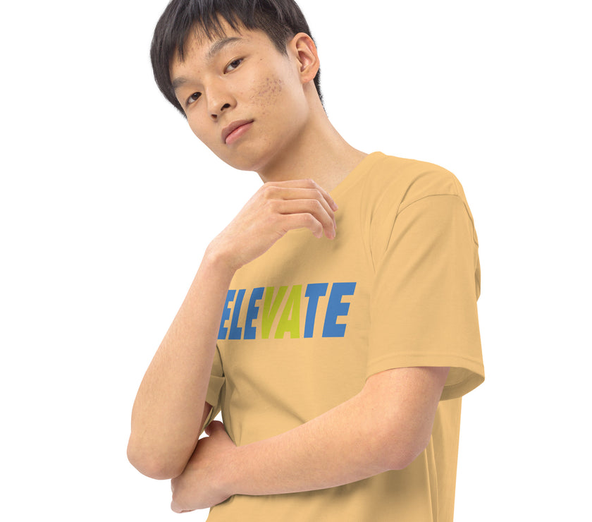 ELEVATE by CoVA Tennis Men’s premium heavyweight tee