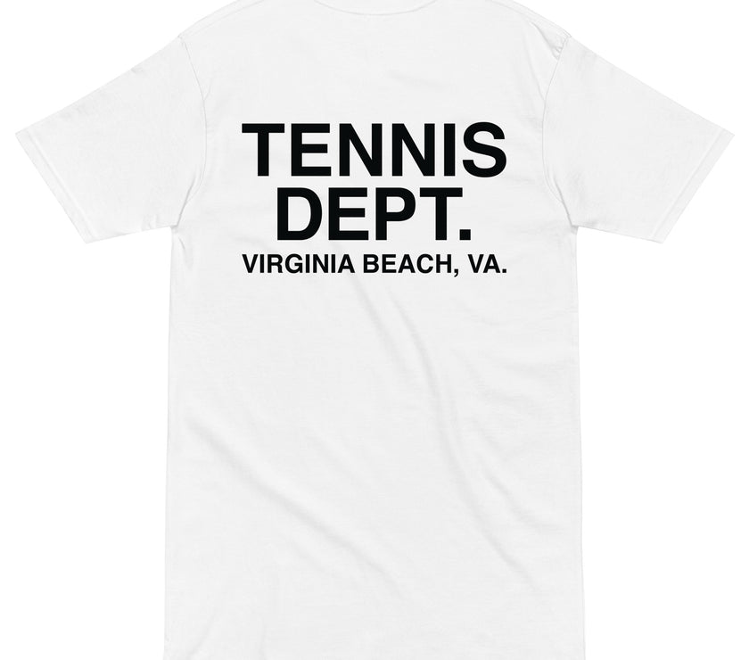 Tennis Dept Men’s premium heavyweight tee