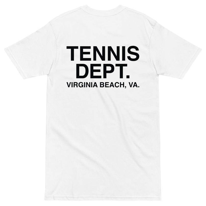 Tennis Dept Men’s premium heavyweight tee