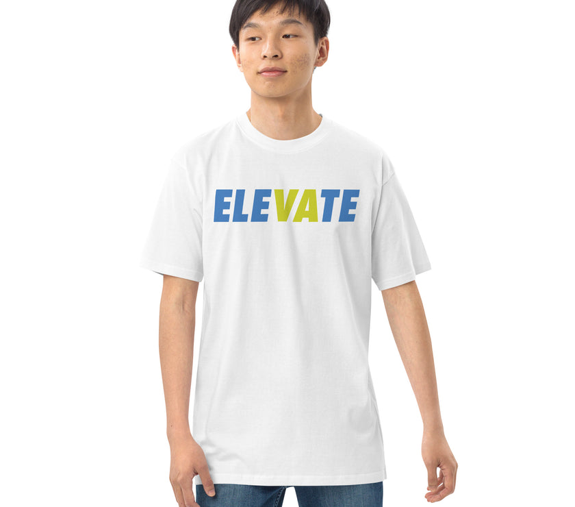 ELEVATE by CoVA Tennis Men’s premium heavyweight tee