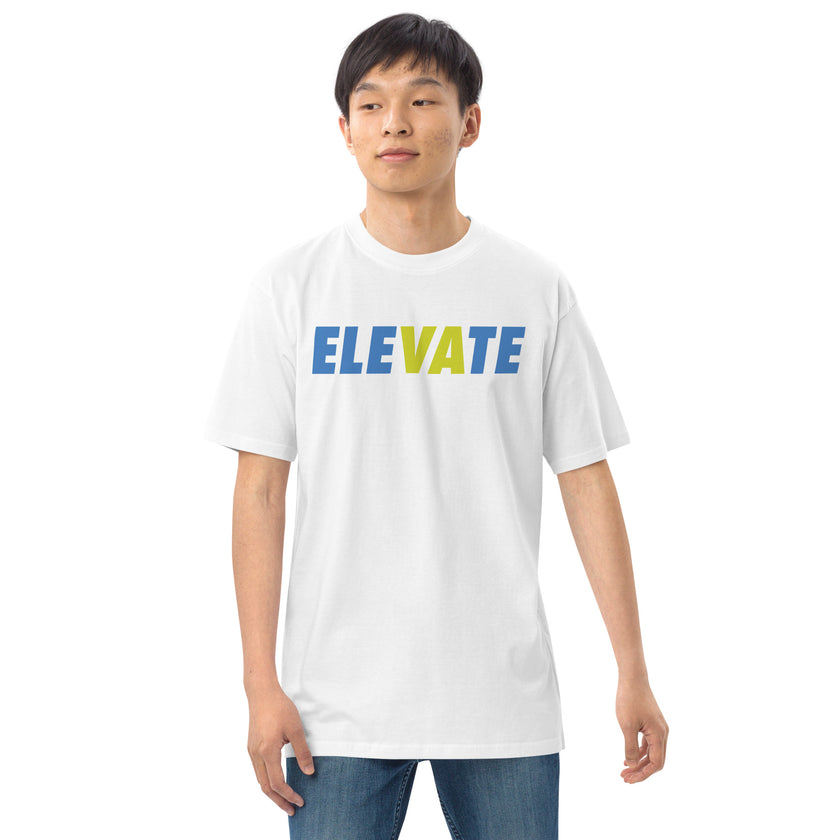 ELEVATE by CoVA Tennis Men’s premium heavyweight tee