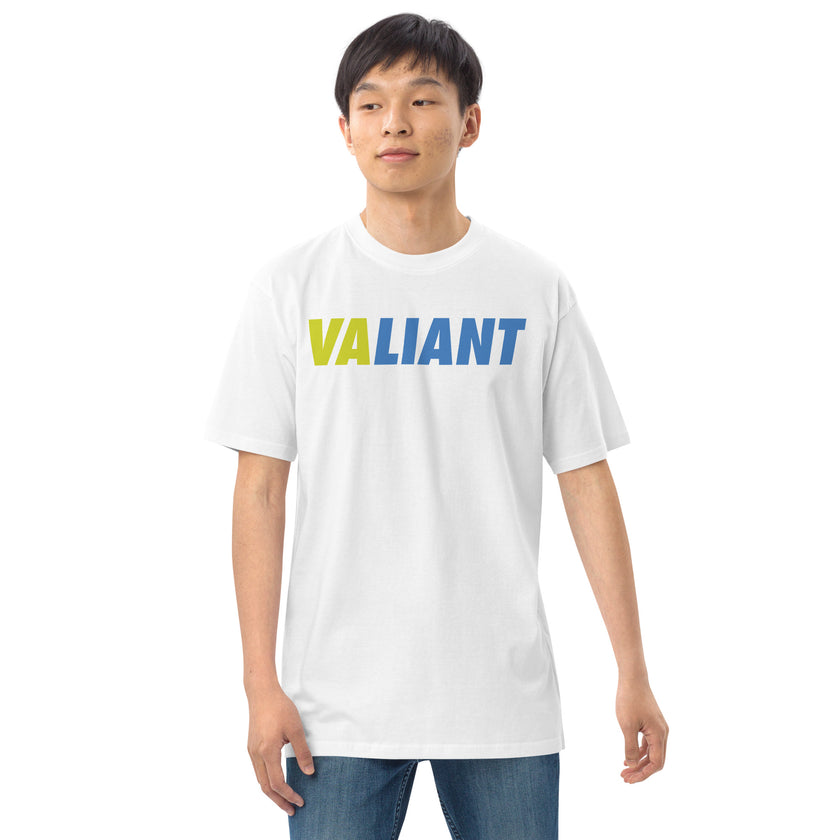 VALIANT by CoVA Tennis Men’s premium heavyweight tee