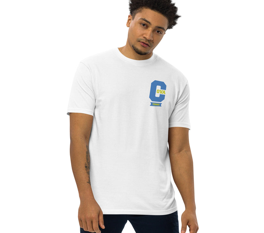 Varsity C CoVA Tennis premium heavyweight tee