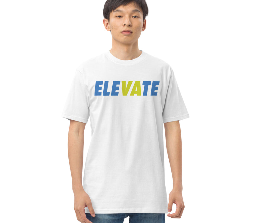 ELEVATE by CoVA Tennis Men’s premium heavyweight tee