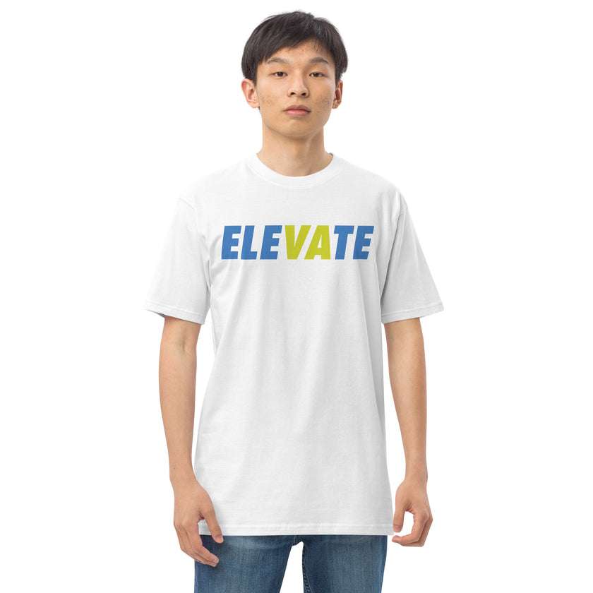 ELEVATE by CoVA Tennis Men’s premium heavyweight tee