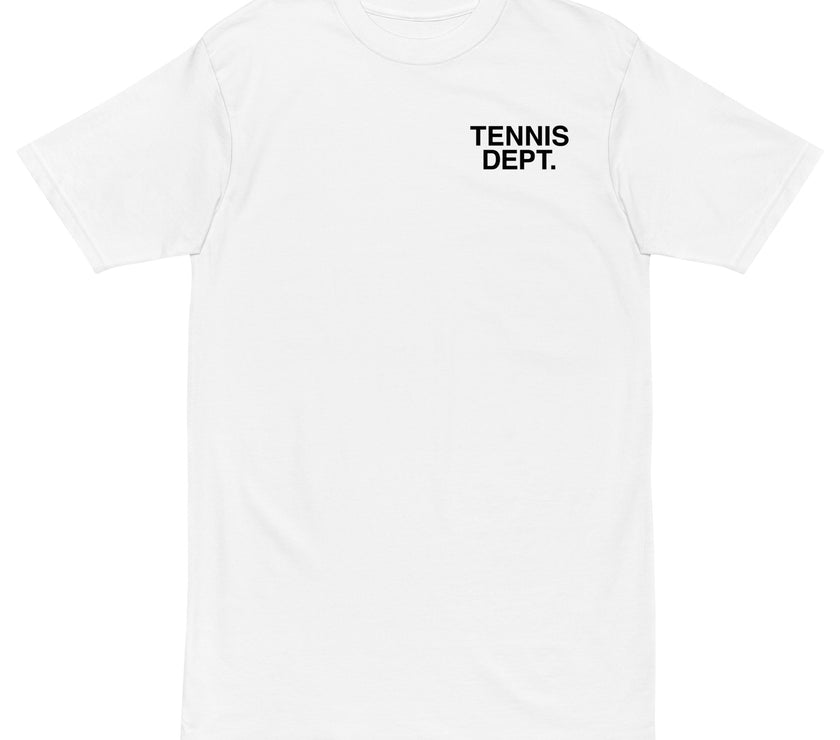 Tennis Dept Men’s premium heavyweight tee