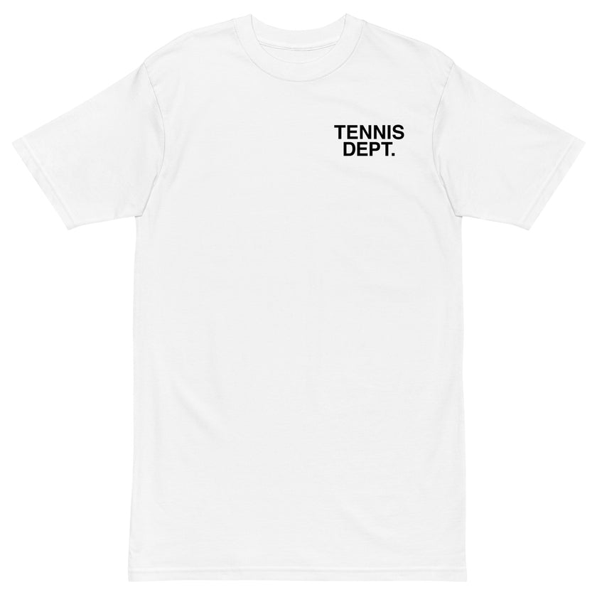 Tennis Dept Men’s premium heavyweight tee