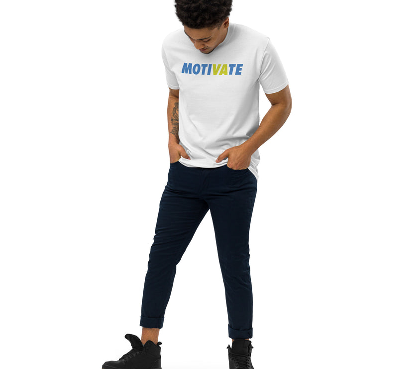 MOTIVATE by CoVA Tennis Men’s premium heavyweight tee